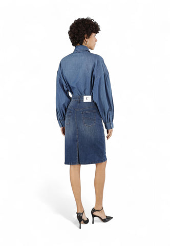 CAFENOIR Gonna Jeans Donna Blu C7JJ0169-PE25-B008