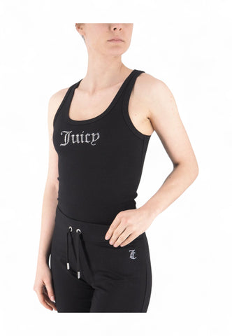 JUICY COUTURE Canottiera Donna Nero Strass  VEJH70558WJCJ00-PE25