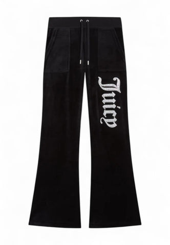 JUICY COUTURE Pantaloni Tuta Donna Nero Strass VEJB70546WPFJ00-PE25