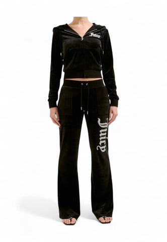 JUICY COUTURE Pantaloni Tuta Donna Nero Strass VEJB70546WPFJ00-PE25