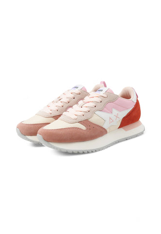 SUN68 Sneakers Donna Rosa Rosso Bianco Z35211-PE25-39