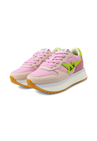 SUN68 Sneakers Donna Rosa Verde Z35215-PE25-04