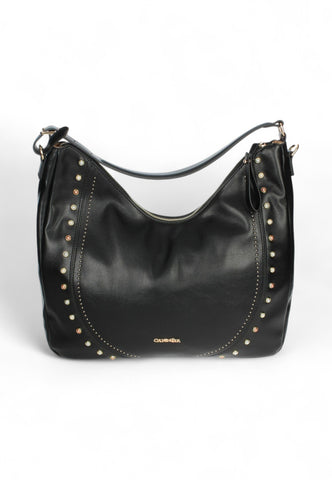 CAFE NOIR Borsa a spalla Donna Nero Borchie C3NI0818-PE25-N001