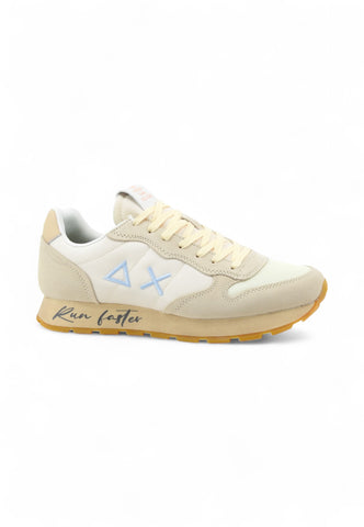 SUN68 Sneakers Uomo Beige Bianco Azzurro Z35105-PE25-31
