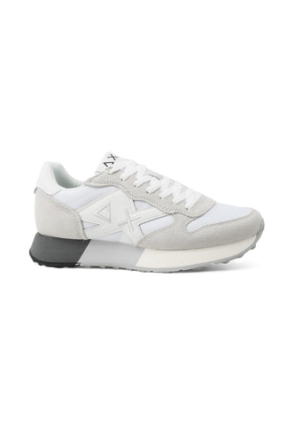SUN68 Sneakers Uomo Bianco Grigio Z35112-PE25-0101