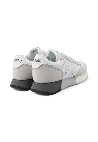 SUN68 Sneakers Uomo Bianco Grigio Z35112-PE25-0101