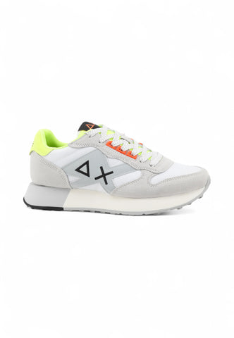 SUN68 Sneakers Uomo Grigio Bianco Giallo Z35113-PE25-01