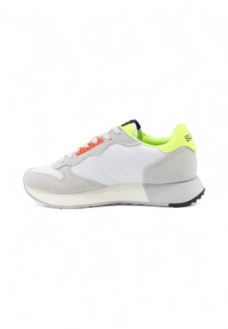 SUN68 Sneakers Uomo Grigio Bianco Giallo Z35113-PE25-01