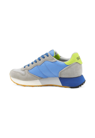 SUN68 Sneakers Uomo Grigio Blu Bianco Z35112-PE25-0656