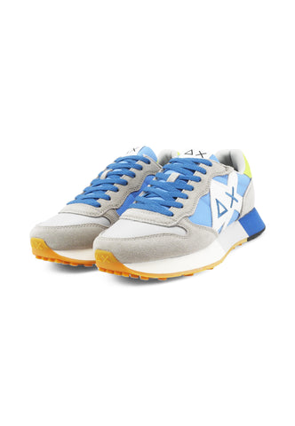 SUN68 Sneakers Uomo Grigio Blu Bianco Z35112-PE25-0656