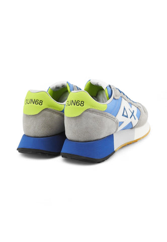 SUN68 Sneakers Uomo Grigio Blu Bianco Z35112-PE25-0656