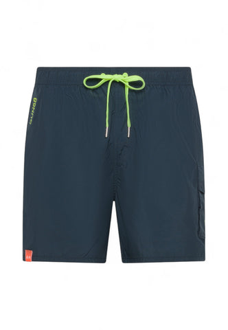 SUN68 Costume Uomo Blu Giallo H35105-PE25-07