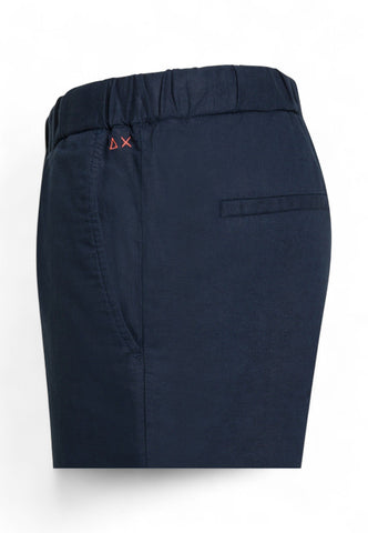 SUN68 Pantaloni Uomo Blu Arancione P35110-PE25-07