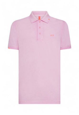 SUN68 Polo Uomo Rosa A35143-PE25-22