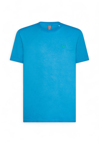 SUN68 T-Shirt Uomo Azzurro T35145-PE25-73