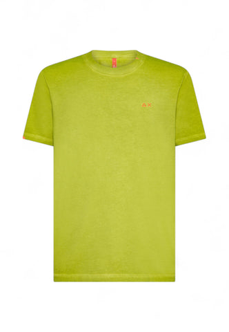 SUN68 T-Shirt Uomo Verde T35145-PE25-42