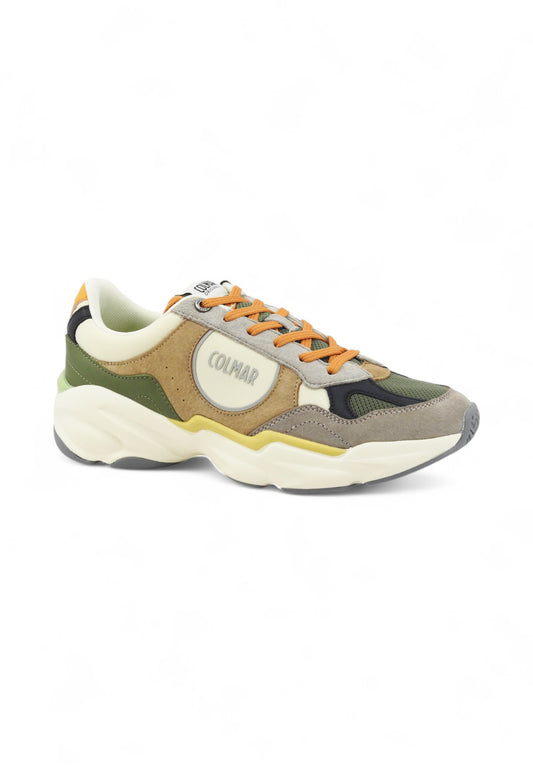 COLMAR Sneakers Uomo Bianco Verde Multicolor 25-PE25