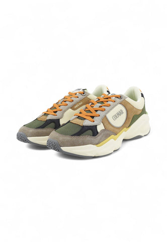 COLMAR Sneakers Uomo Bianco Verde Multicolor 25-PE25
