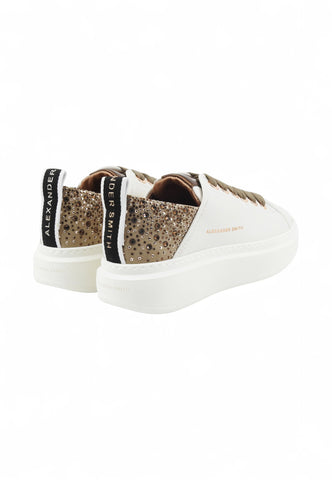 ALEXANDER SMITH Sneakers Donna Bianco Beige Strass ASBCWYW-0506-WLO-AI26