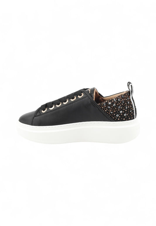 ALEXANDER SMITH Sneakers Donna Nero Bianco Strass ASBCWYW-0506-BLK-AI26