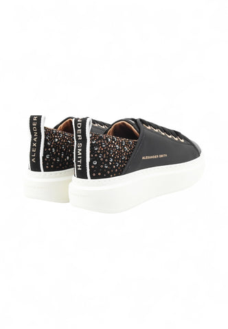 ALEXANDER SMITH Sneakers Donna Nero Bianco Strass ASBCWYW-0506-BLK-AI26