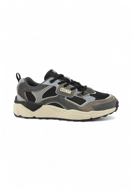 COLMAR Sneakers Uomo Nero Grigio Azzurro 066-AI26