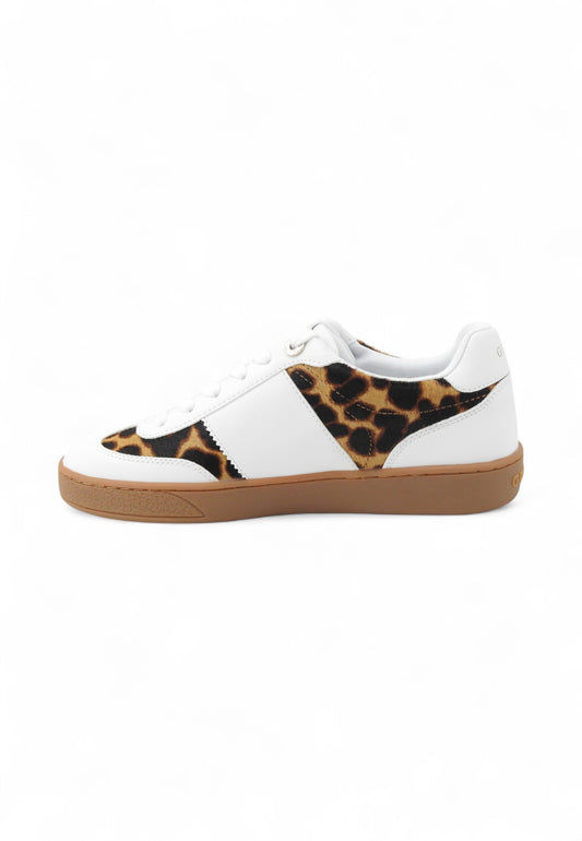 GUESS Sneakers Donna Bianco Animalier FLTNC2PEL12-AI26-LEOPA