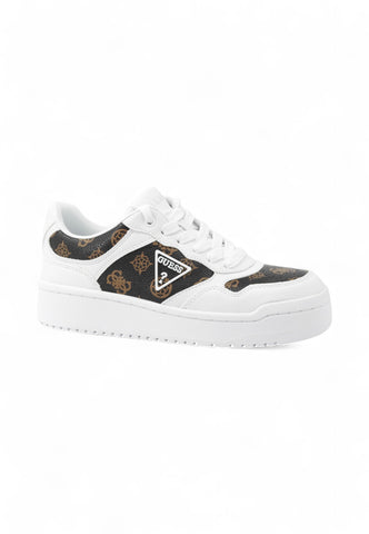 GUESS Sneakers Donna Bianco Marrone FLPMI2FAL12-AI26-WHIBR