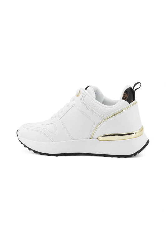 GUESS Sneakers Donna Bianco Marrone Oro FL8DDYELE12-AI26-WHITE