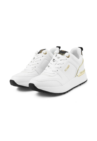 GUESS Sneakers Donna Bianco Marrone Oro FL8DDYELE12-AI26-WHITE