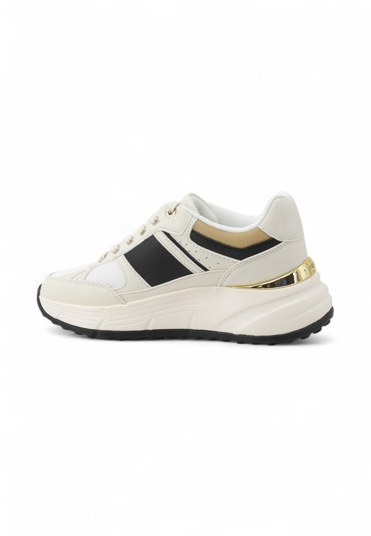 GUESS Sneakers Donna Bianco Nero FLTFONFAB12-AI26-CREAM