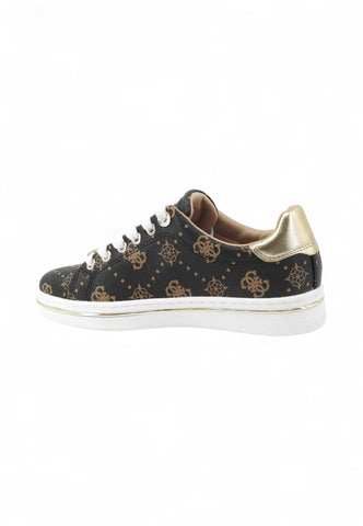 GUESS Sneakers Donna Nero Beige Oro FLTSS3FAL12-AI26-BLKBR