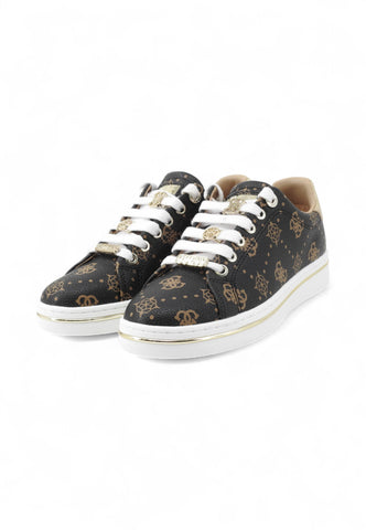GUESS Sneakers Donna Nero Beige Oro FLTSS3FAL12-AI26-BLKBR