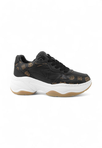 GUESS Sneakers Donna Nero Marrone FLTHPYFAL12-AI26-BLKBR