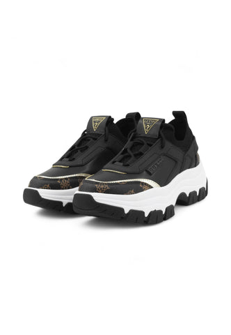 GUESS Sneakers Donna Nero Oro FL8BYDSMF12-AI26-BLKBR