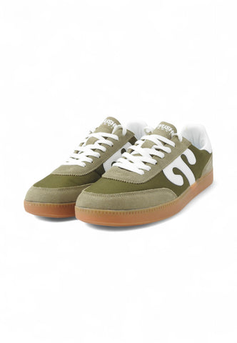 WUSHU Sneakers Uomo Verde Bianco 100022-000045-PE25