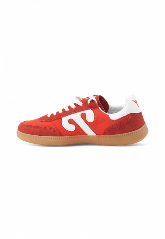 WUSHU Sneakers Uomo Rosso Bianco 100022-000044-PE25