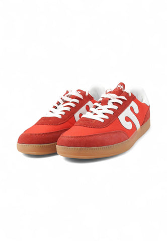 WUSHU Sneakers Uomo Rosso Bianco 100022-000044-PE25
