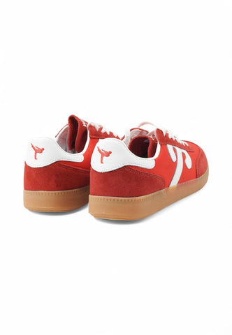 WUSHU Sneakers Uomo Rosso Bianco 100022-000044-PE25