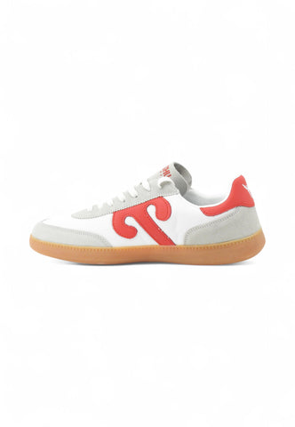 WUSHU Sneakers Uomo Bianco Grigio Rosso 100022-000033-PE25