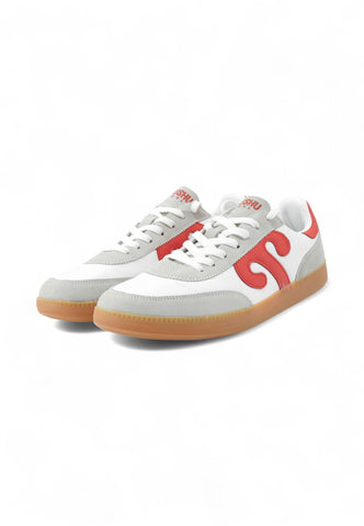 WUSHU Sneakers Uomo Bianco Grigio Rosso 100022-000033-PE25