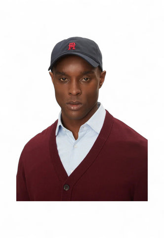 TOMMY HILFIGER Cappello Uomo Blu Rosso AM0AM13542-DW6-PE25