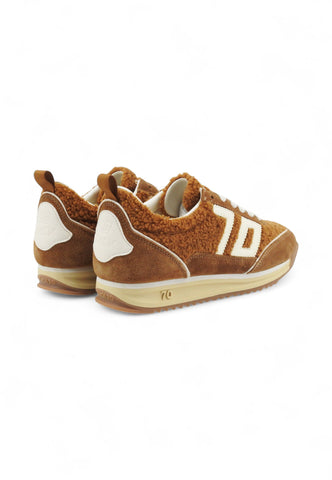 BACK70 Sneakers Donna Marrone Bianco 108009-000020-AI26