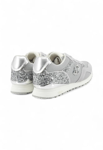 LIU JO Sneakers Donna Grigio Argento Glitter BF5015TX493S3024-AI26