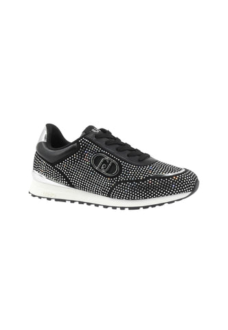 LIU JO Sneakers Donna Nero Argento Strass BF5013TX36501039-AI26