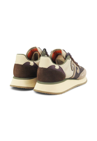 WUSHU Sneakers Donna Beige Marrone Beige Viola 100003-000607-AI26