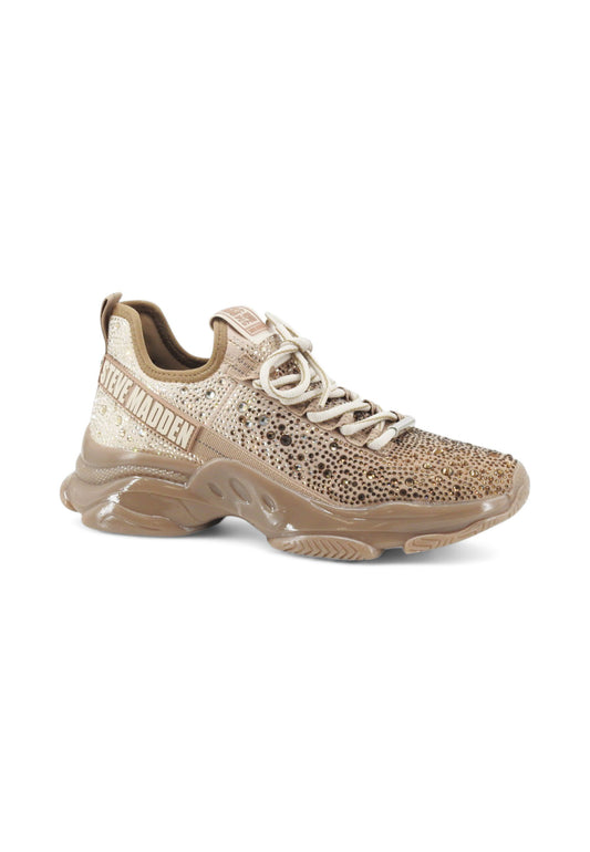 STEVE MADDEN Sneakers Donna Beige Rosa Strass SMPMISTICA-BG6-AI26