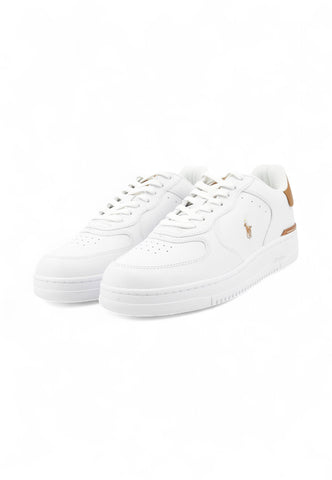 POLO RALPH LAUREN Sneakers Uomo Bianco Marrone 809923071002-AI26