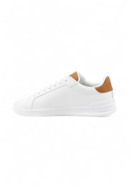 POLO RALPH LAUREN Sneakers Uomo Bianco Marrone 809877598001-AI26