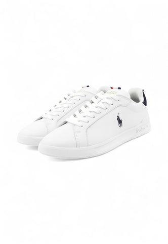 POLO RALPH LAUREN Sneakers Uomo Bianco Blu Rosso 809860883003-AI26